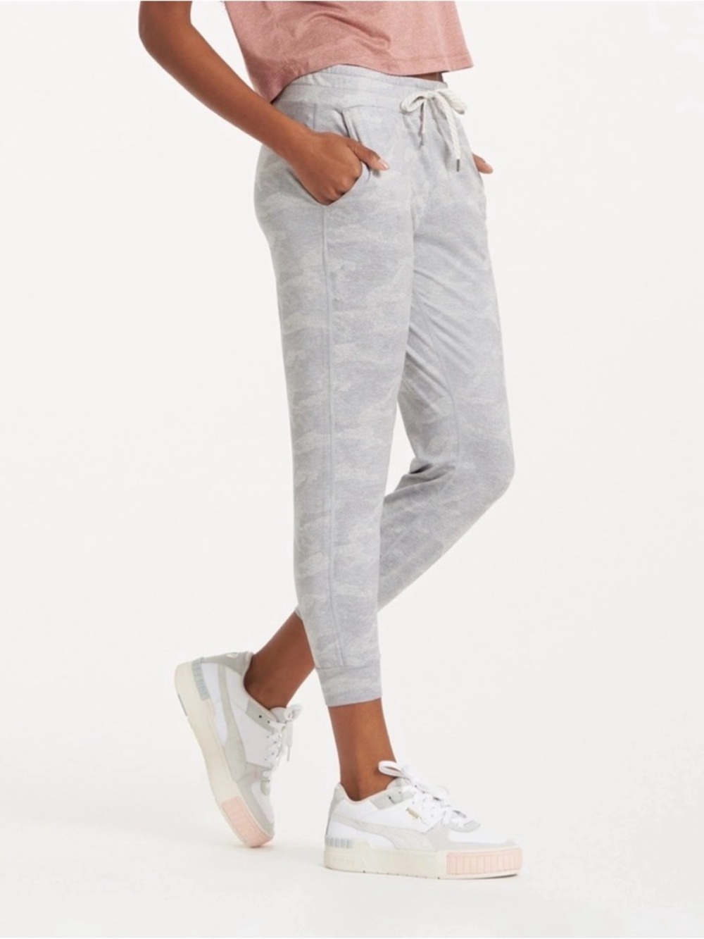 Vuori Light Gray Camo Jogger Pants